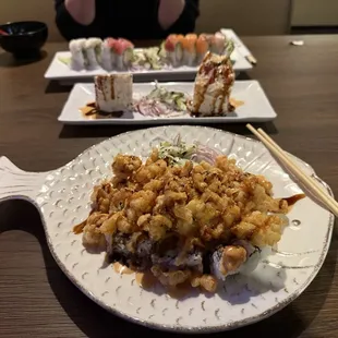 Popcorn Lobster roll, 21. Japanese Burrito, 20. Rainbow Roll