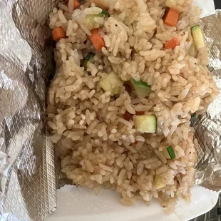 Shrimp fried rice