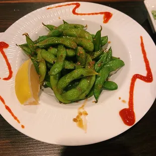 Garlic Edamame