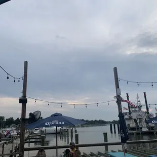 Great view from outside dining