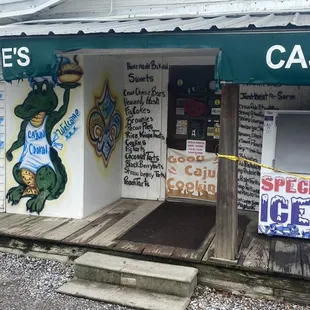 Front of the Cafe