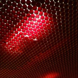 Can ya guess what the ceiling is made of?.....