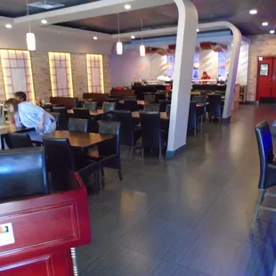 Looking to the left from the front entryway...