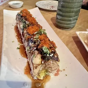 Blue Ravine. Torched but too much sauce.