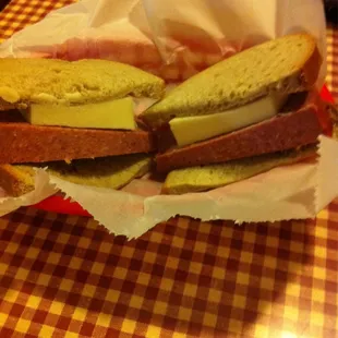 Awesome Salami and brick cheese sandwich