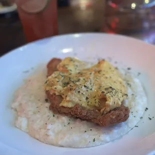 Fish &amp; Grits with Eggs.