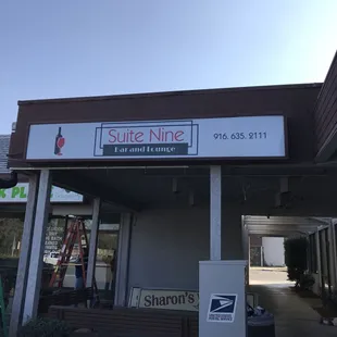 New sign with the new name for the new memories and fun times