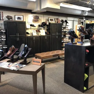 Men's Dress Shoe department