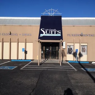 Suits Unlimited Store Front