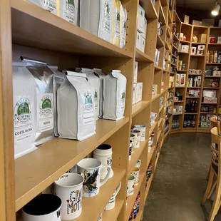 Coffee Beans, Torinos &amp; Mugs Wall!