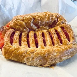Strawberry Cheese Croissant.