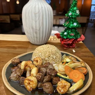 Steak &amp; Shrimp Hibachi