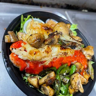 a plate of food