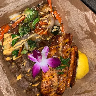 food, grilled fish