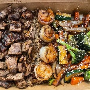 NY Steak &amp; Shrimp