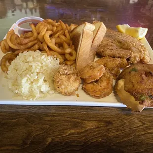 Seafood platter