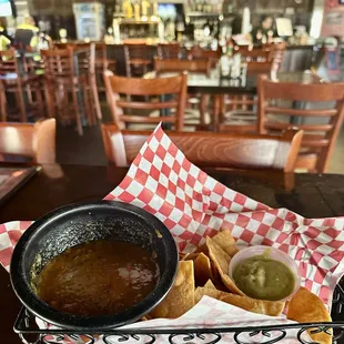 Complimentary Chips &amp; Salsas.