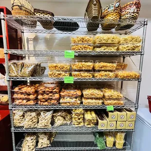 a variety of pastries