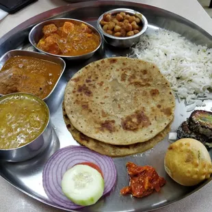 Punjabi thali