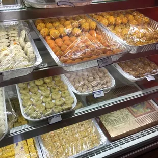 Indian bakery. Lots of sweet dishes to choose from.