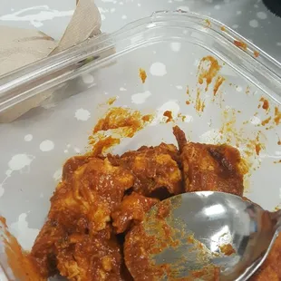 Sukhi's chicken tikka masala at New Seasons Market at their hot bar. Yummy.