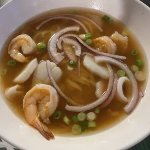 Seafood pho