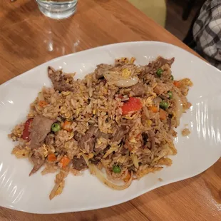 Beef fried rice