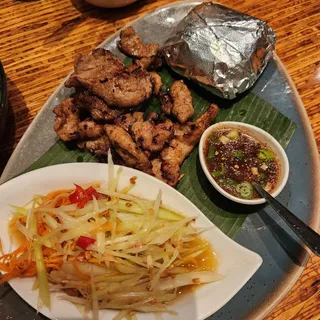 Thai BBQ Pork set