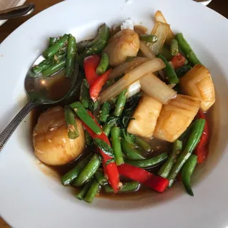 Basil Scallops