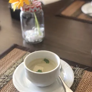 Tofu Soup with the lunch special