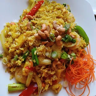 Pineapple Fried Rice with shrimp