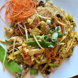 Singapore Noodles with chicken