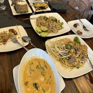The dinner spread!
