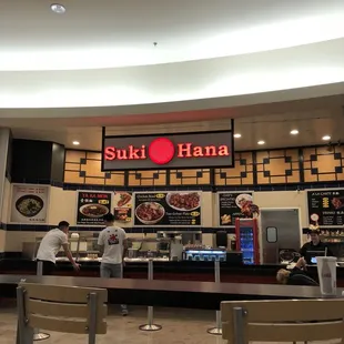 Located in the Fashion Show Mall Food Court