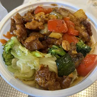 Black Pepper Chicken Bowl