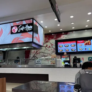 the interior of a restaurant