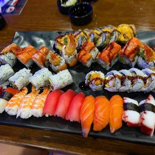 food, sushi and sashimi, sushi, sashimi