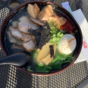 Shio (Sea Salt Tare) Bowl , spicy.