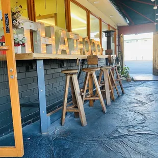 Plenty of sitting area