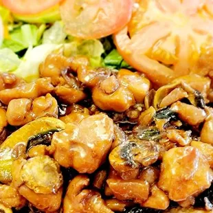 CHICKEN TERIYAKI WITH MUSHROOMS