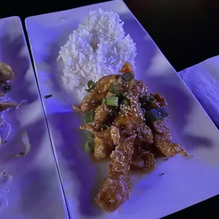 Orange chicken (happy hour)