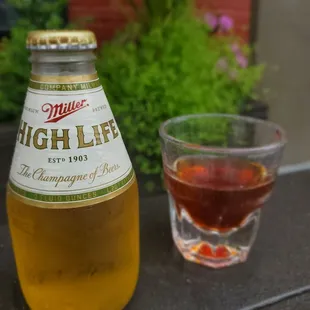 Pony Beer &amp; Bulleit $8 all the time