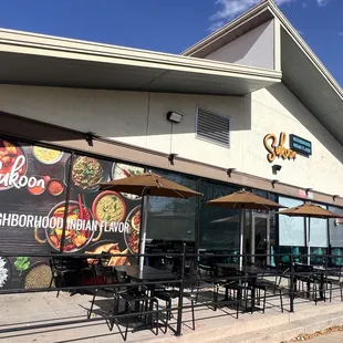 Sukoon South Facade with outdoor seating