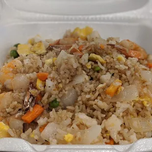 Shrimp fried rice