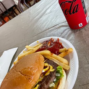 Cheeseburger Basket