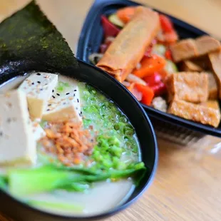 Veggie Ramen Teriyaki Tofu Combo