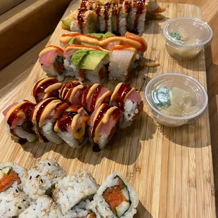 Spicy Tuna Roll Red Dragon Roll Spicy Rainbow Roll