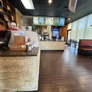 Sushi and order counter