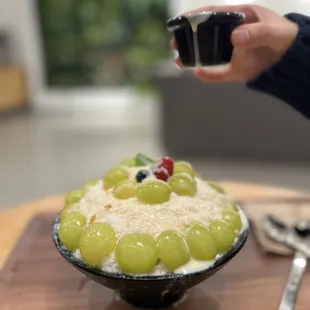 Green Grape Bingsu