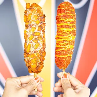 Hot Cheetos Corndog